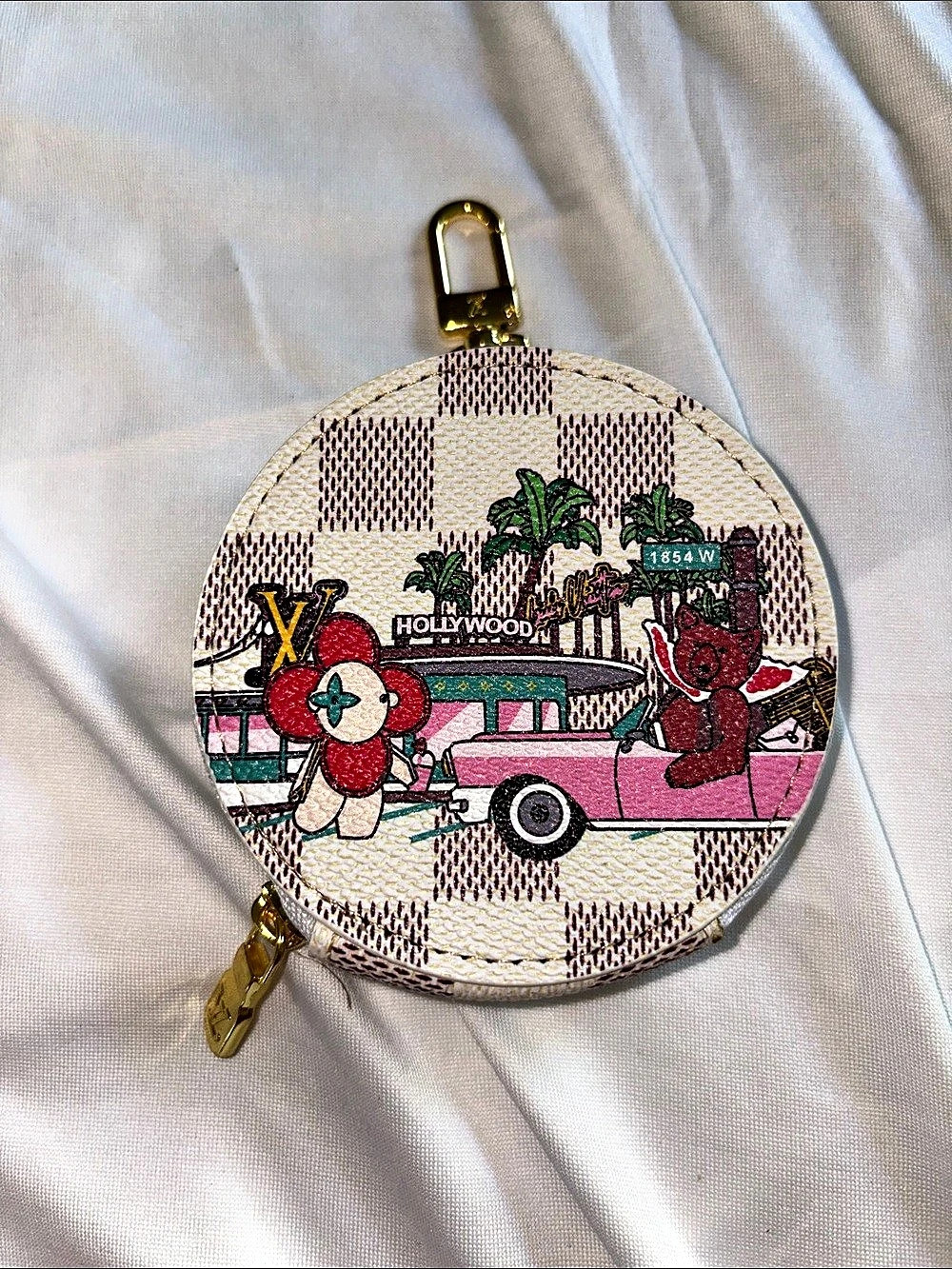 Inspired by Hollywood Animation Round Coin Purse/Clip